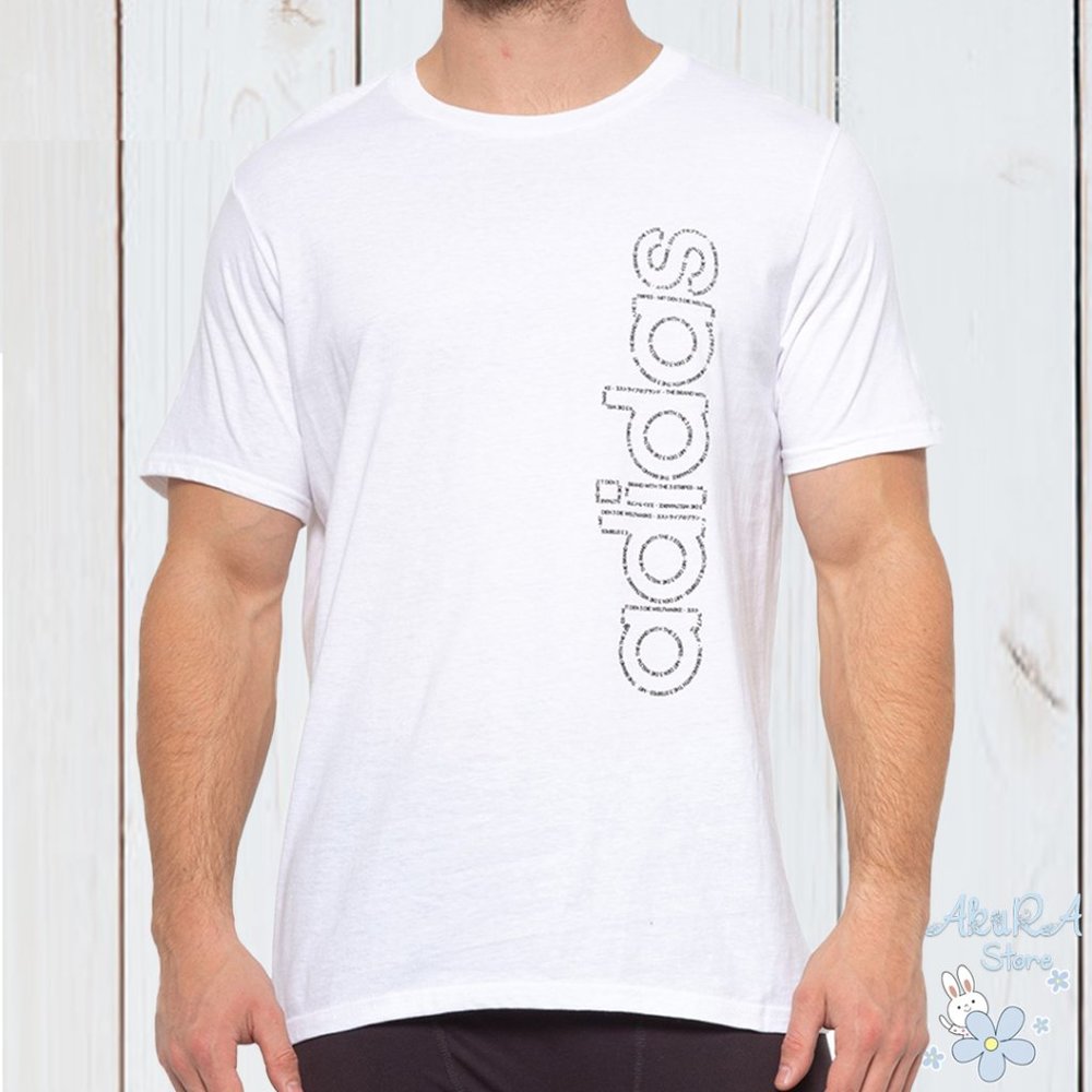 NWT ADIDAS MEN'S WHITE SHORT SLEEVE T-SHIRT